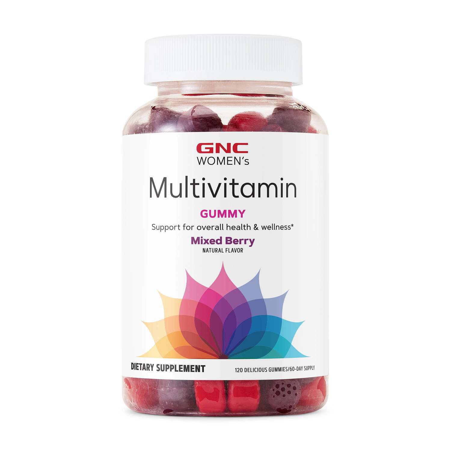 GNC Women's Multivitamin Gummy - Mixed Berry - 120 Gummies (60 Servings)  | GNC